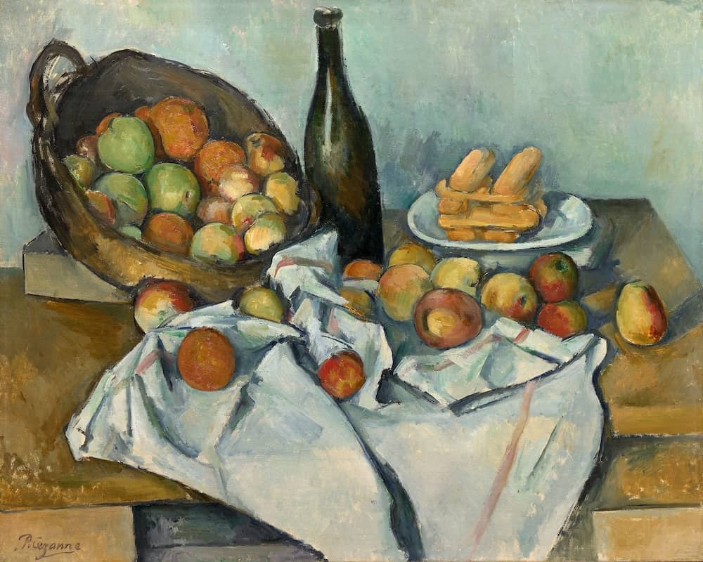 Still Life with Basket of Apples, 1890-94 by Paul Cezanne