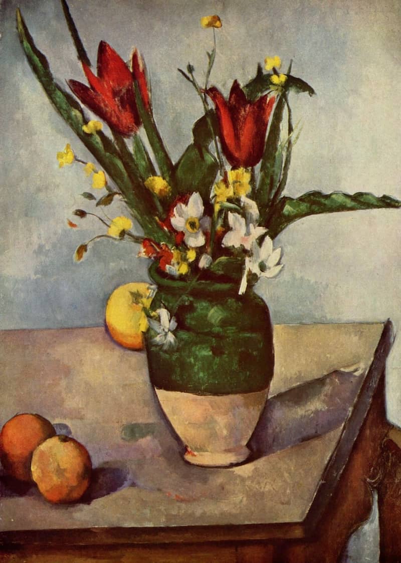Tulips and Apples, 1894 by Paul Cezanne