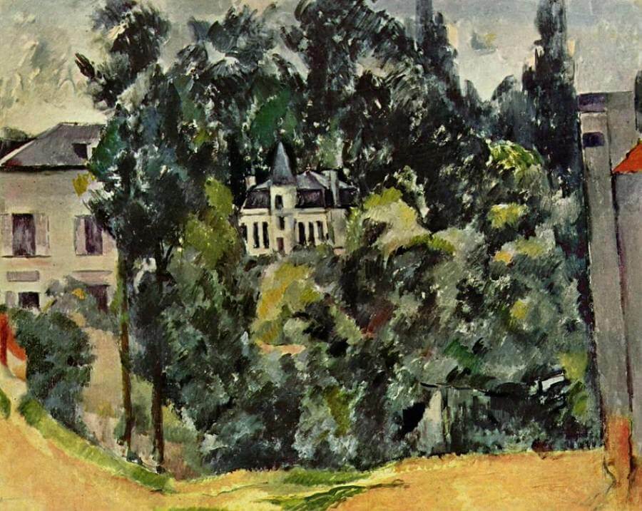 Castle of Marines, 1890 - by Paul Cezanne