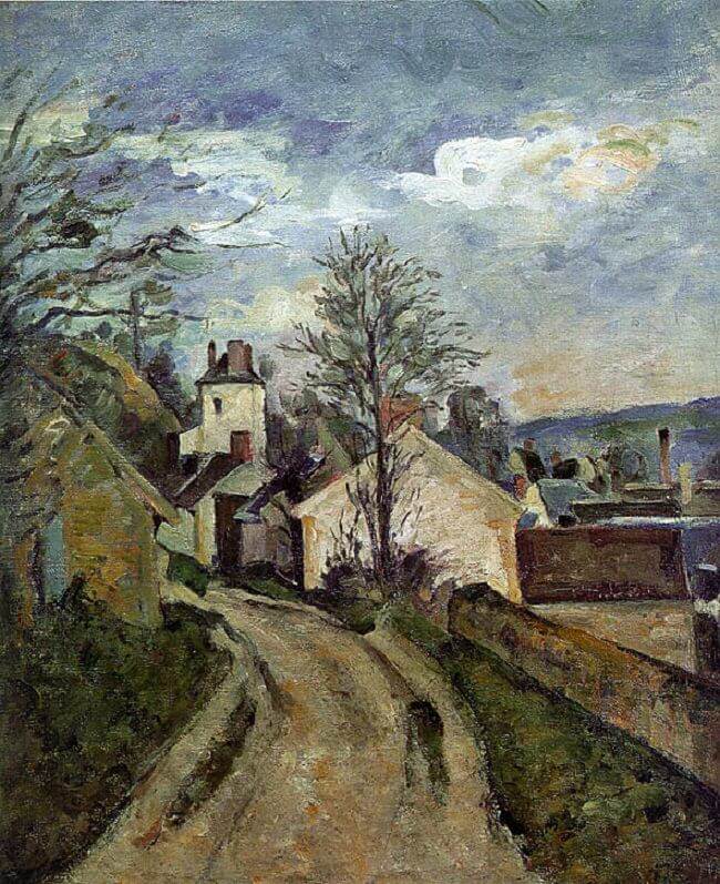 Dr. Gochet's House, 1873 by Paul Cezanne