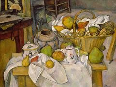 Kitchen Table by Paul Cézanne