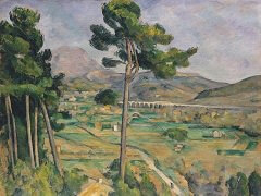 Mont Sainte-Victoire seen from Bellevue by Paul Cézanne