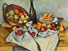 Still Life with Basket of Apples by Paul Cézanne