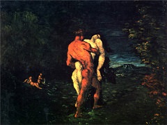 The Abduction by Paul Cézanne